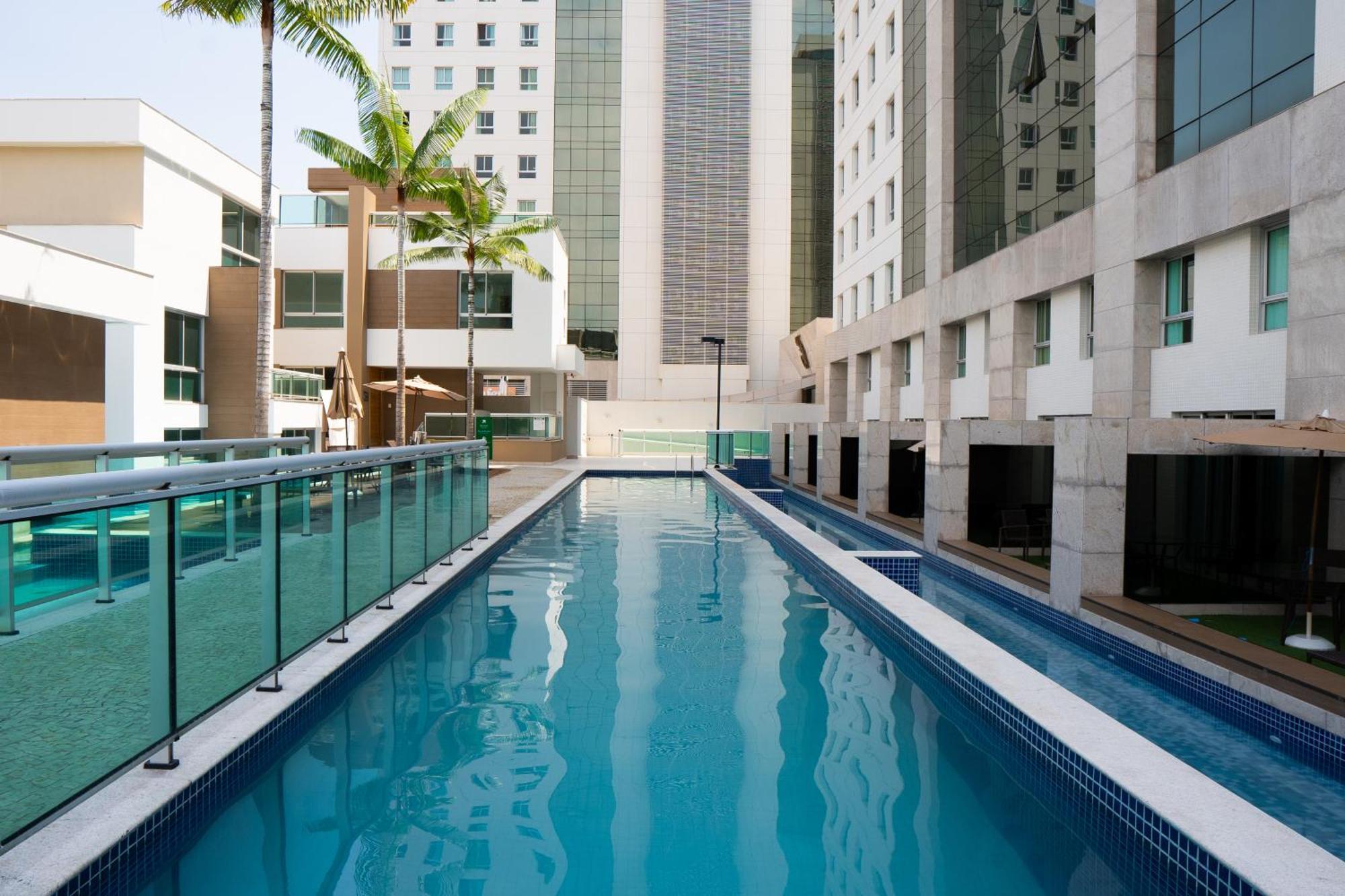 Candangolandia Jade Hotel Brasilia מראה חיצוני תמונה The pool at the complex