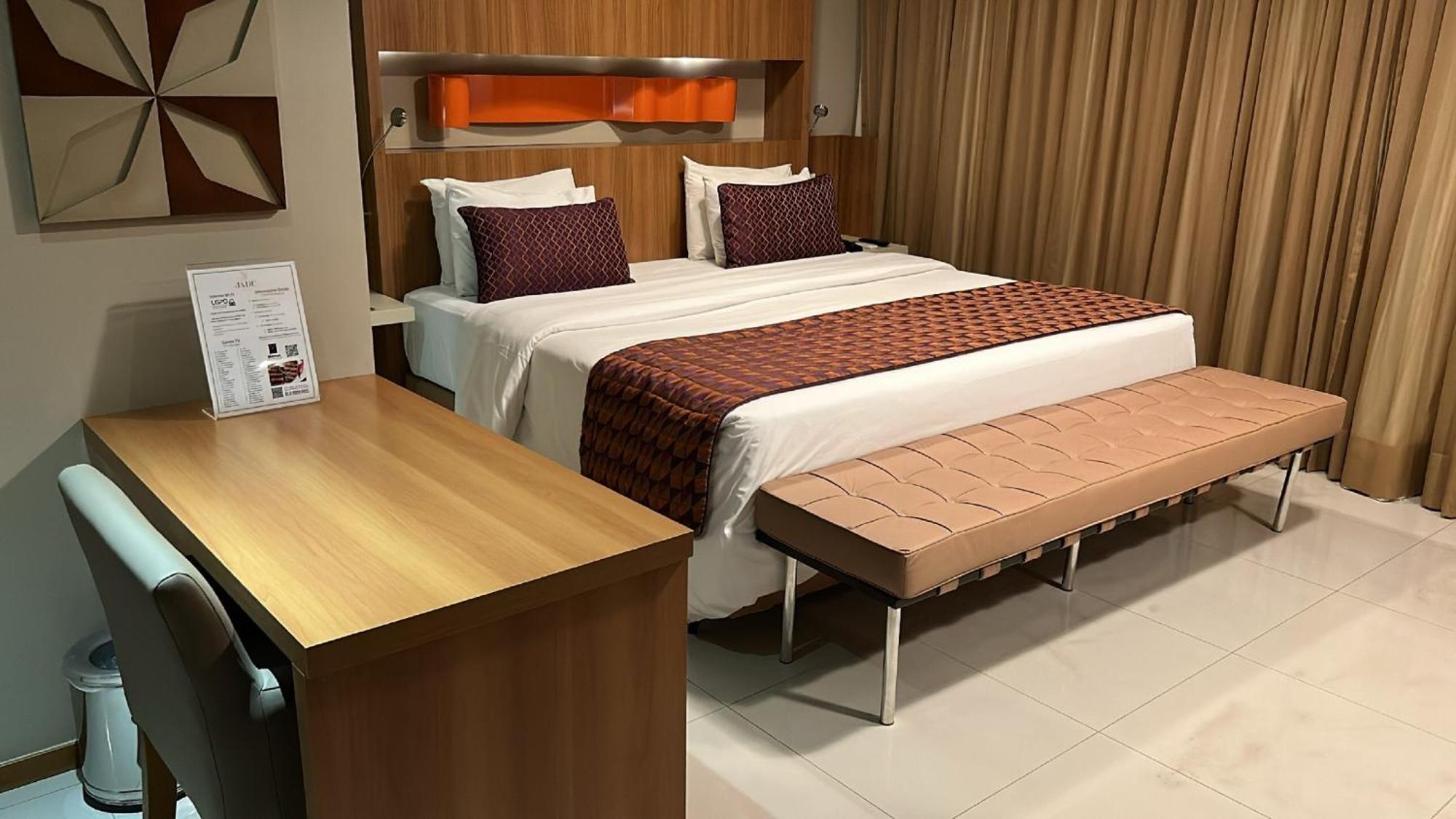 Candangolandia Jade Hotel Brasilia מראה חיצוני תמונה A bedroom at the hotel