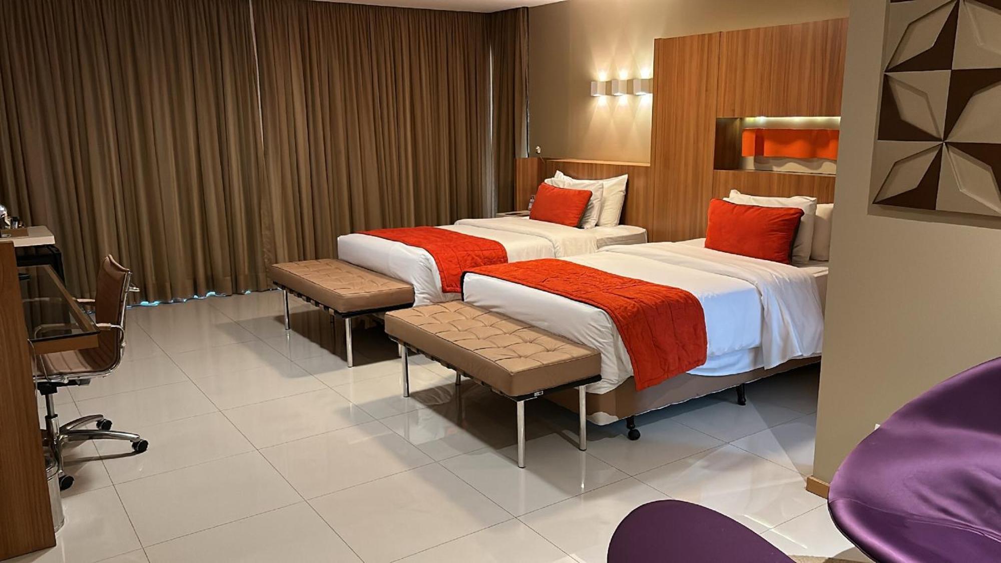 Candangolandia Jade Hotel Brasilia מראה חיצוני תמונה A room at the hotel