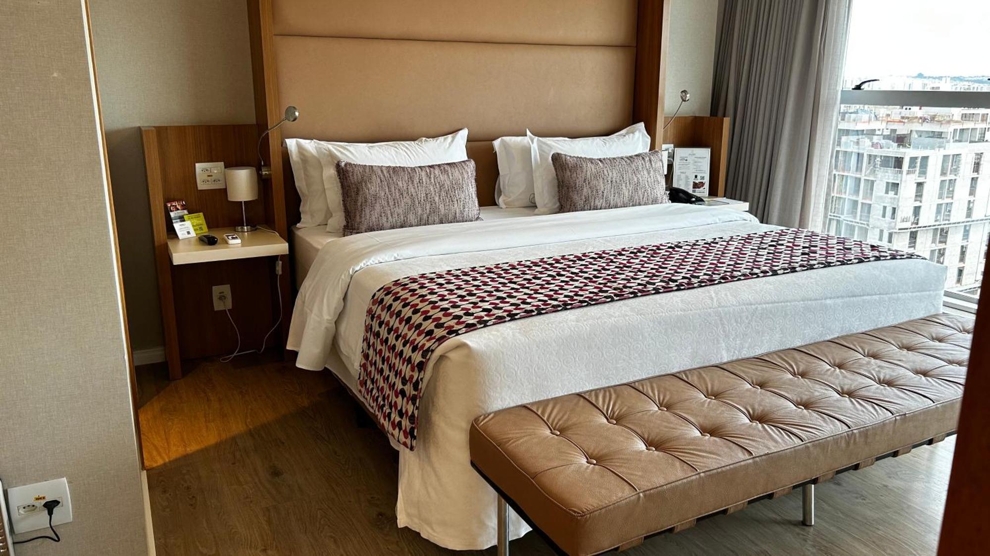 Candangolandia Jade Hotel Brasilia מראה חיצוני תמונה A bedroom at the hotel